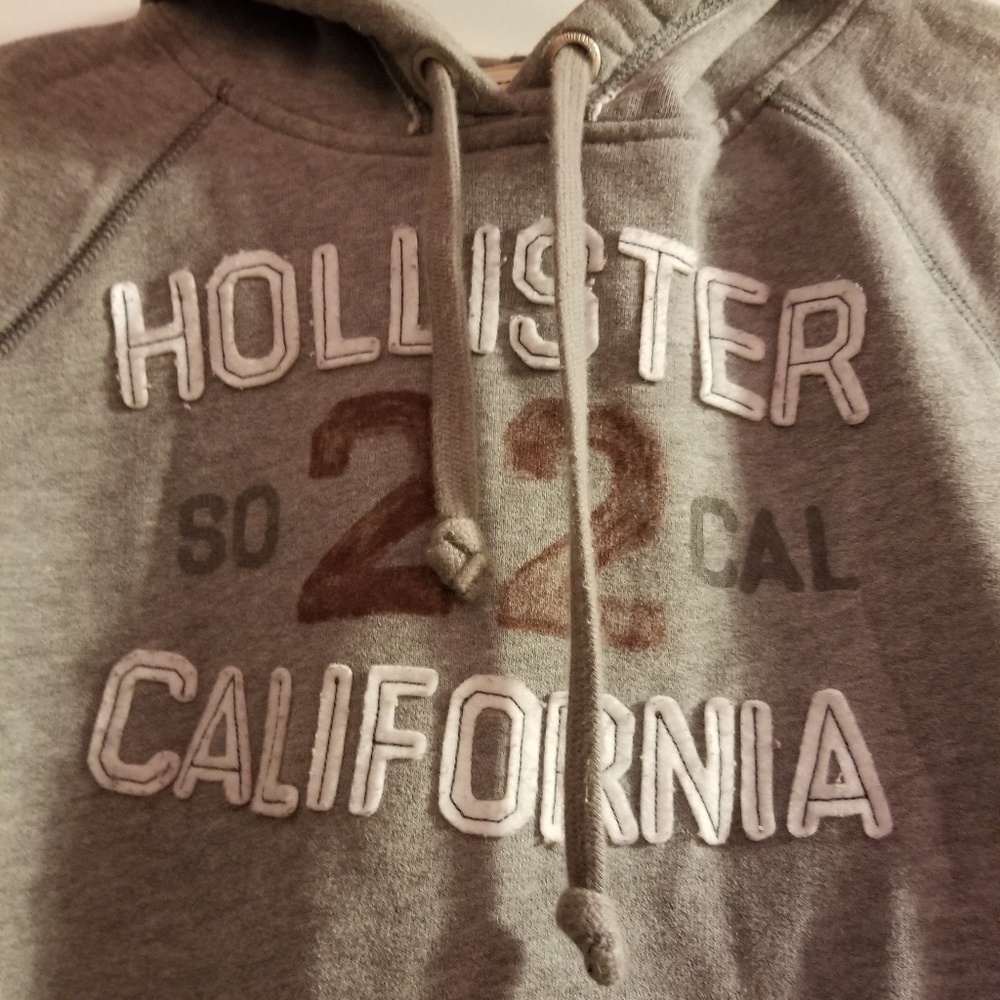 Gray Hollister Hoodie